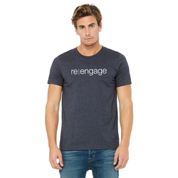 Image of Heather Navy Re|engage Tee
