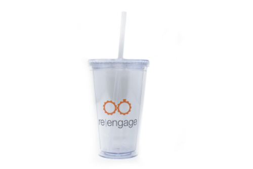 Re|engage Clear Tumbler image thumbnail