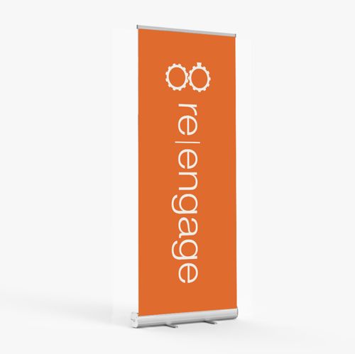 Orange Retractable Re|engage Banner (Catalog) image thumbnail