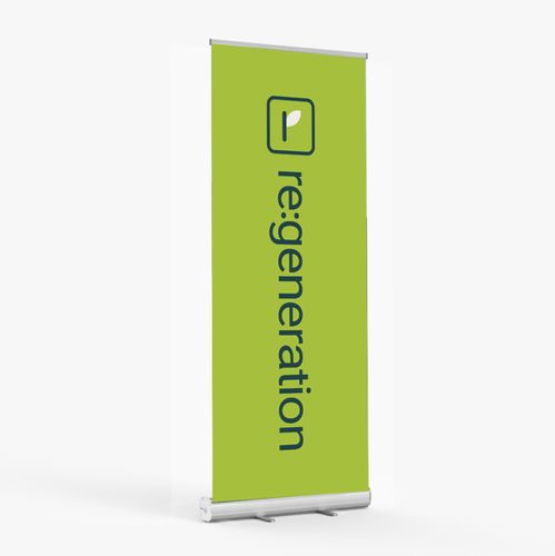 Green Retractable Re:generation Banner (Catalog) image thumbnail