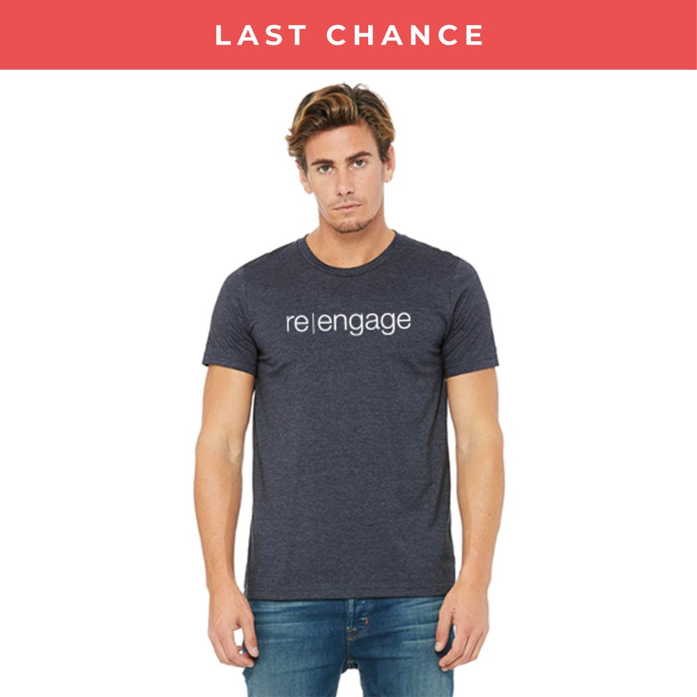 Heather Navy Re|engage Tee primary image