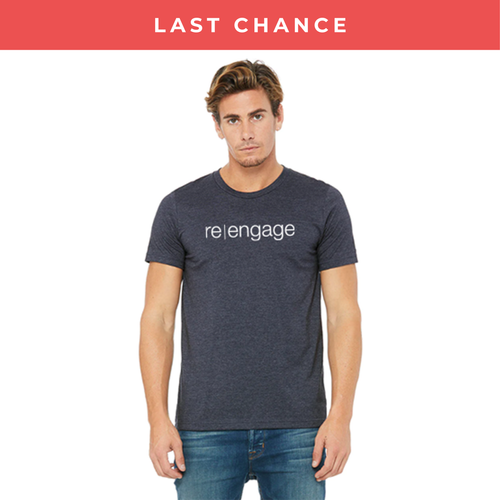 Heather Navy Re|engage Tee image thumbnail