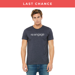 Image of Heather Navy Re|engage Tee