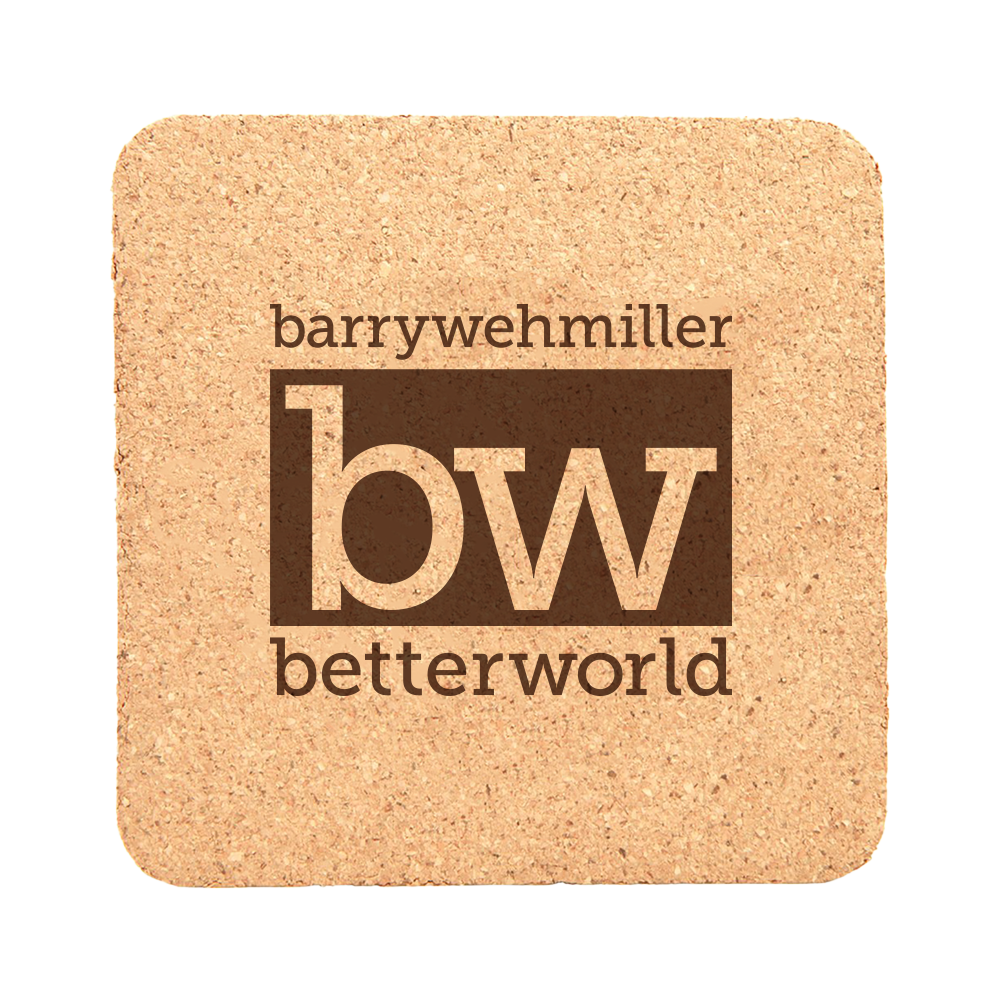 4" Square Cork Coaster primary image