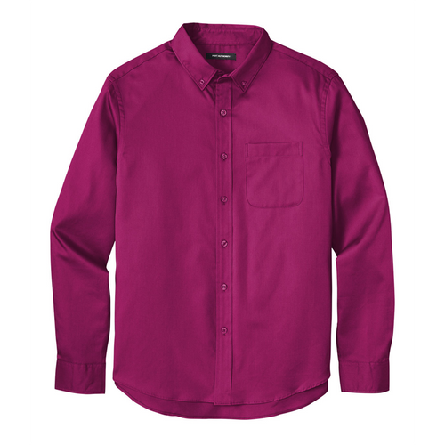 Men's Long Sleeve SuperPro React Twill Shirt image thumbnail
