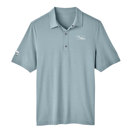 Men's Snap-Up Stretch Polo image thumbnail