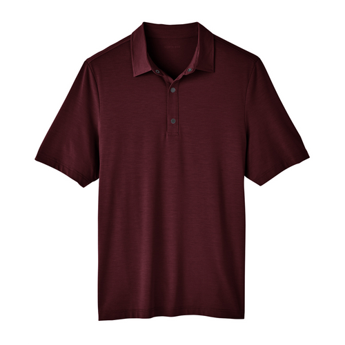 Men's Snap-Up Stretch Polo image thumbnail