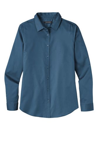 Ladies Long Sleeve SuperPro React Twill Shirt image thumbnail