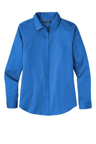 Ladies Long Sleeve SuperPro React Twill Shirt image thumbnail
