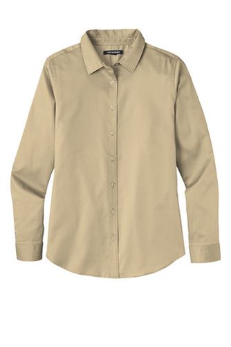 Ladies Long Sleeve SuperPro React Twill Shirt image thumbnail