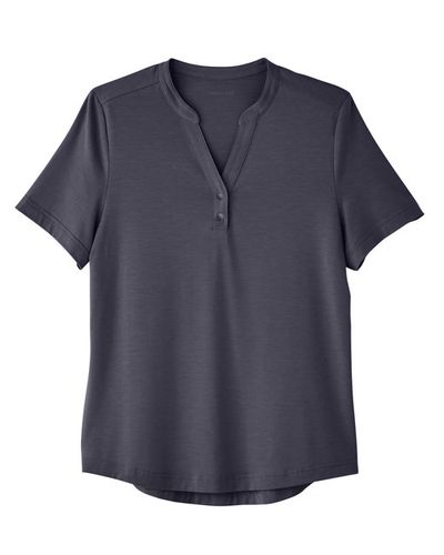 Womens Snap-Up Stretch Polo image thumbnail
