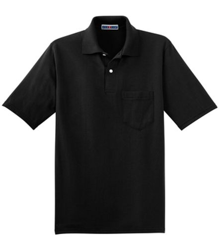 Men's Jersey Knit Pocket Polo image thumbnail