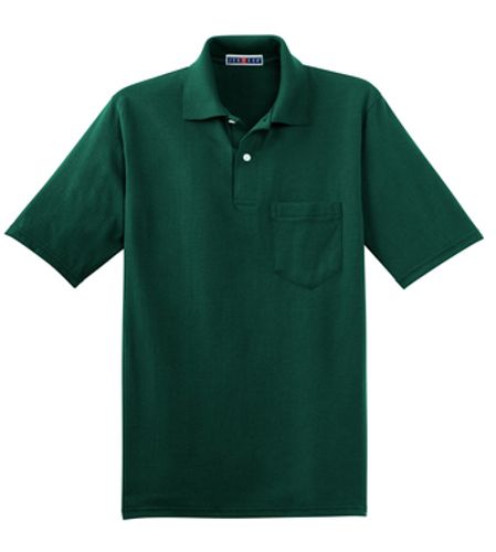 Men's Jersey Knit Pocket Polo image thumbnail