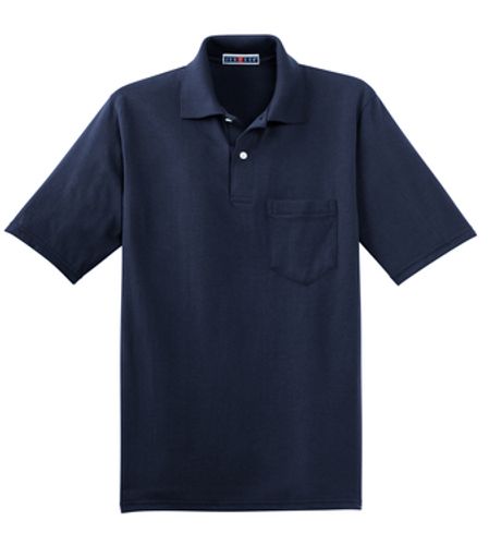 Men's Jersey Knit Pocket Polo image thumbnail