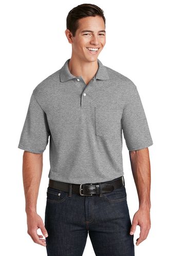 Men's Jersey Knit Pocket Polo image thumbnail