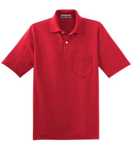 Men's Jersey Knit Pocket Polo image thumbnail