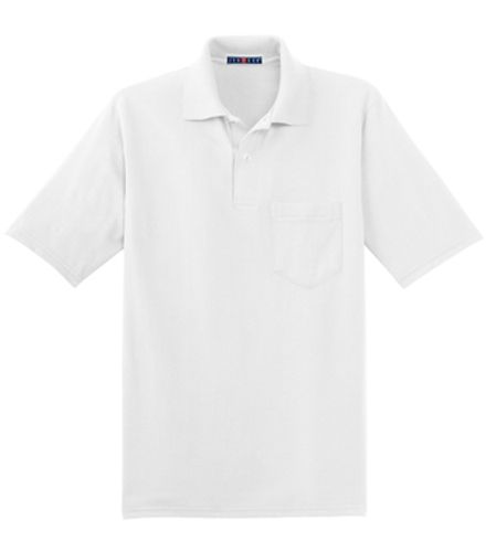 Men's Jersey Knit Pocket Polo image thumbnail