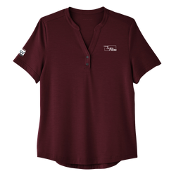 Image of Womens Snap-Up Stretch Polo