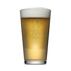 Image of Chelsea Pub Glass 16oz - Deep Etch