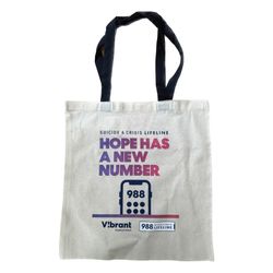 Image of Cotton Canvas Tote Bag - 988