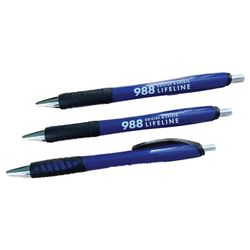 Image of Retractable Blue Pens - 988