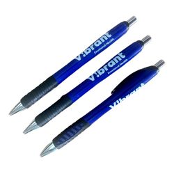 Image of Retractable Blue Pens - Vibrant