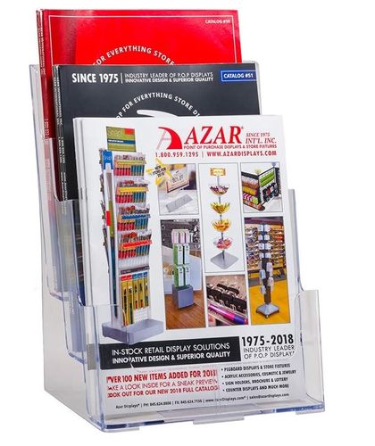 Acrylic Collateral Holders - 3 Tier image thumbnail