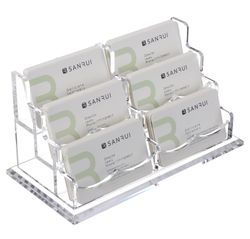 Image of Acrylic 6-Card Holder