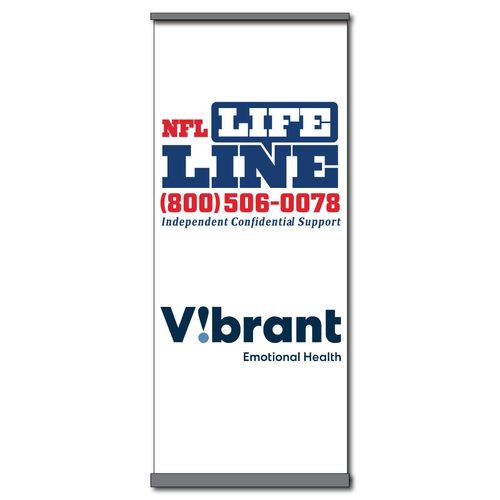 Retractable Banner Kit - NFL Life Line image thumbnail