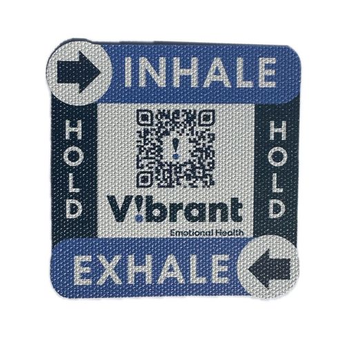 Vibrant Inhale Exhale Textured Stickers image thumbnail