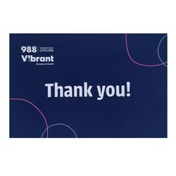 Image of Thank You Card - Vibrant