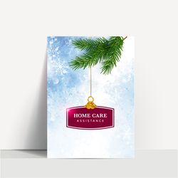Image of Logo Ornament Greeting Card 
