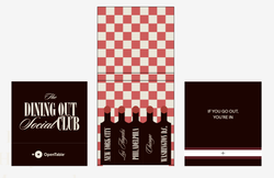 Image of Retro Feature Matchbook - If You Go Out You're In
