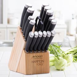 Image of Hampton Forge® Epicure 17 Piece Cutlery Block Set