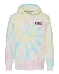 Image of Midweight Tie-Dyed Hooded Sweatshirt