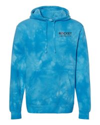 Image of Midweight Tie-Dyed Hooded Sweatshirt