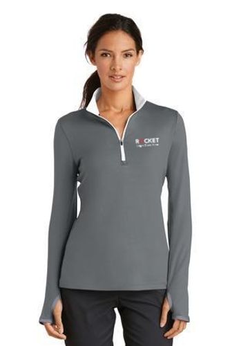 Nike Ladies Dri-FIT Stretch 1/2-Zip Cover-Up image thumbnail