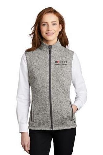 Port Authority Ladies Sweater Fleece Vest image thumbnail