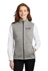 Image of Port Authority Ladies Sweater Fleece Vest