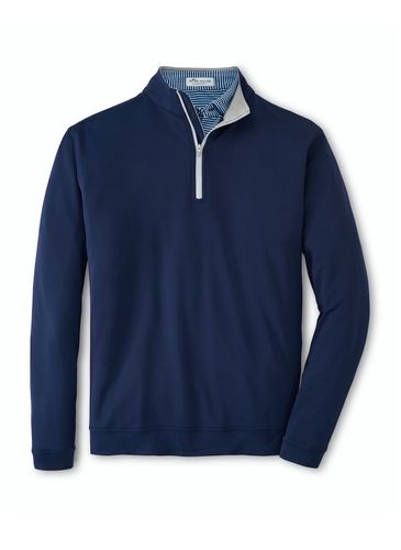 Image of Peter Millar Men's Perth Stretch Loop Terry Quarter-Zip