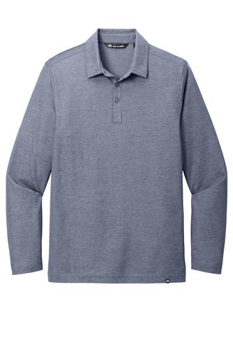 Image of TravisMathew Oceanside Heather Long Sleeve Polo