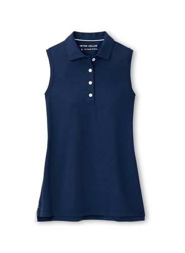 Image of Peter Millar Women's Sleeveless Banded Button Polo