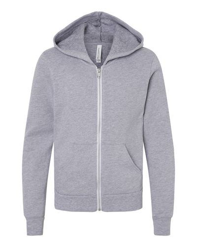 Image of BELLA + CANVAS Youth Sponge Fleece Full-Zip Hoodie