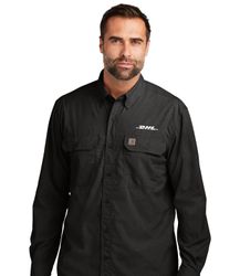 Image of Carhartt Force Solid Long Sleeve Shirt