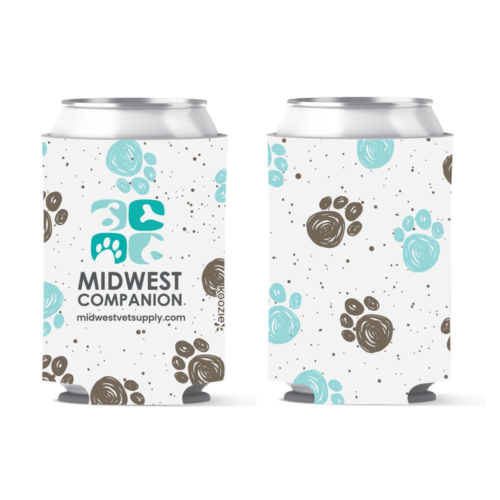 Companion Paw Print Can Koozies primary image