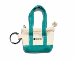 Image of Midwest Mini Canvas Tote Keychain