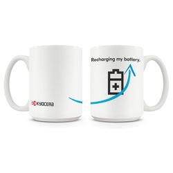 Image of 11 oz White C-handle Mug