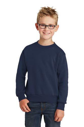 Youth Core Fleece Crewneck Sweatshirt - Knight Logo image thumbnail