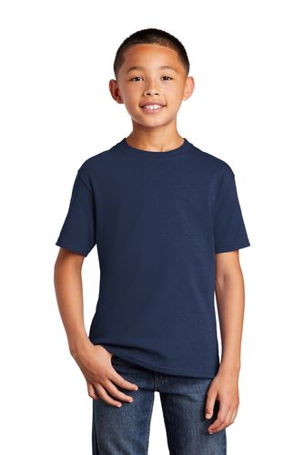 Youth Short Sleeve Core Cotton T Shirt - Knight Logo image thumbnail
