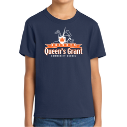 Image of Youth Short Sleeve Core Cotton T Shirt - Knight Logo